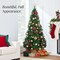 Best Choice Products Premium Hinged Artificial Christmas Pine Tree w/ Metal Base